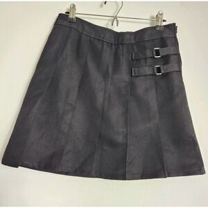 French Toast Girls 12 Black Skort Buckle School Uniform Adjustable Waist A-line